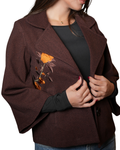 Floral Embroidered Coat