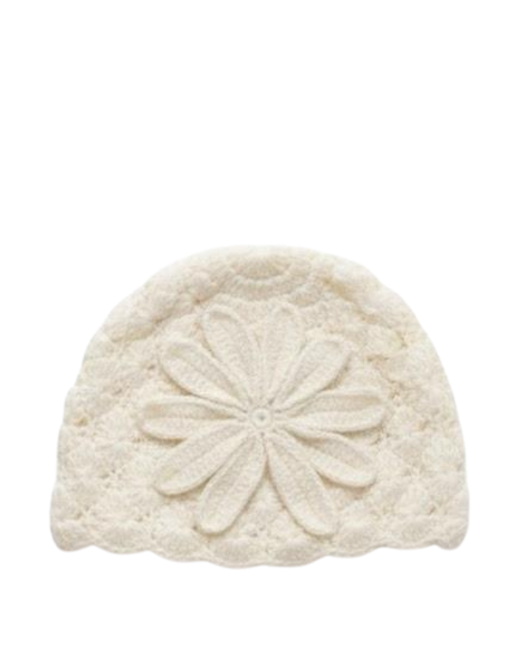 Wool Flower Beanie
