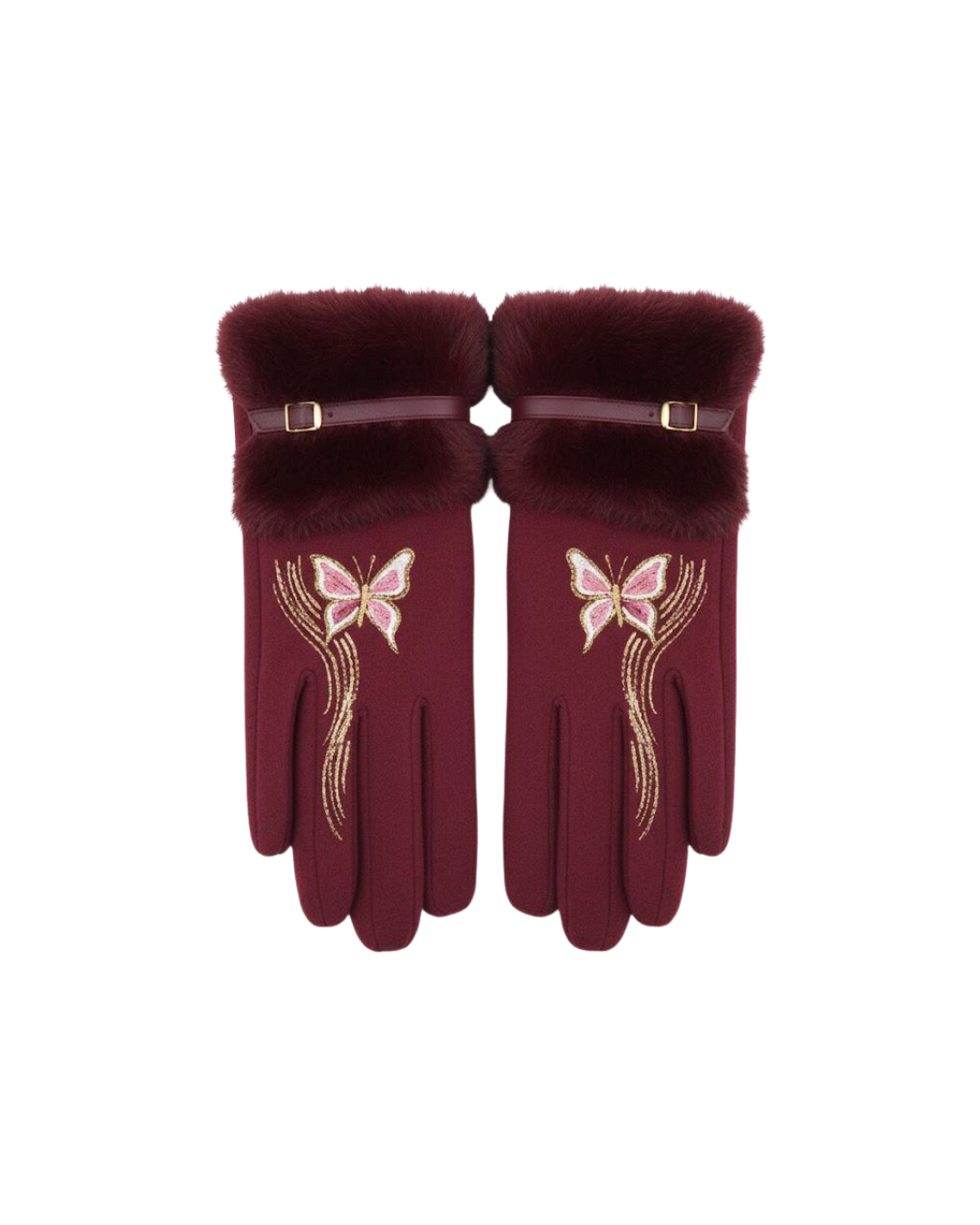 Handpainted Butterfly Gloves