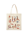 Handpainted Armenian Letters Tote Bag