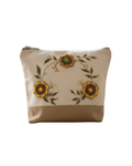 Sunflower Embroidered Pouch