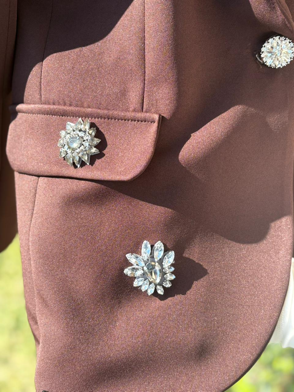 Swarovski Embellished Blazer