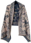 Paisley Cashmere Reversible Scarf