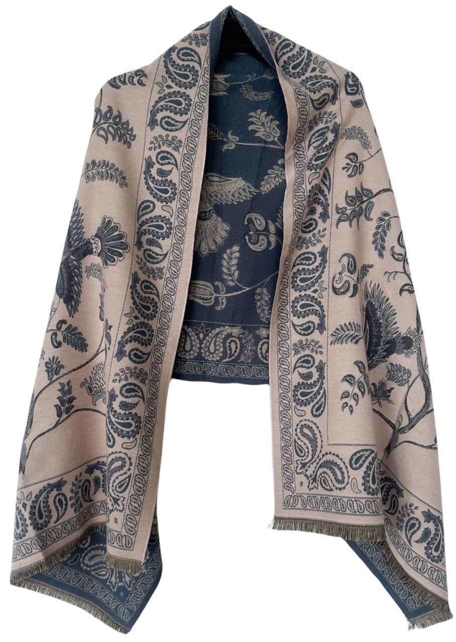 Paisley Cashmere Reversible Scarf