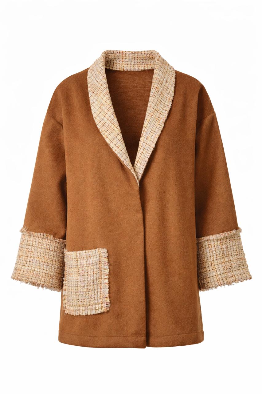 Textured Collar Jacket