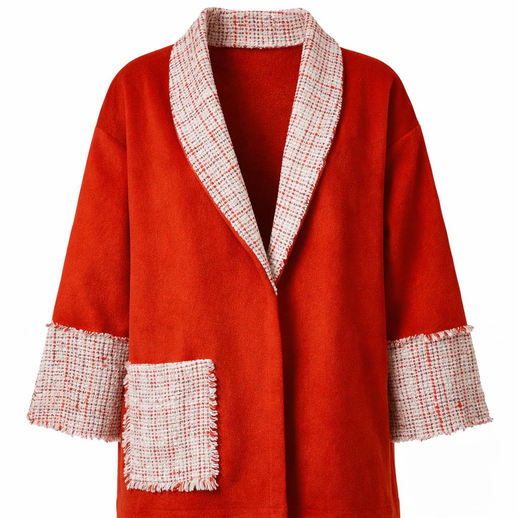 Textured Collar Jacket