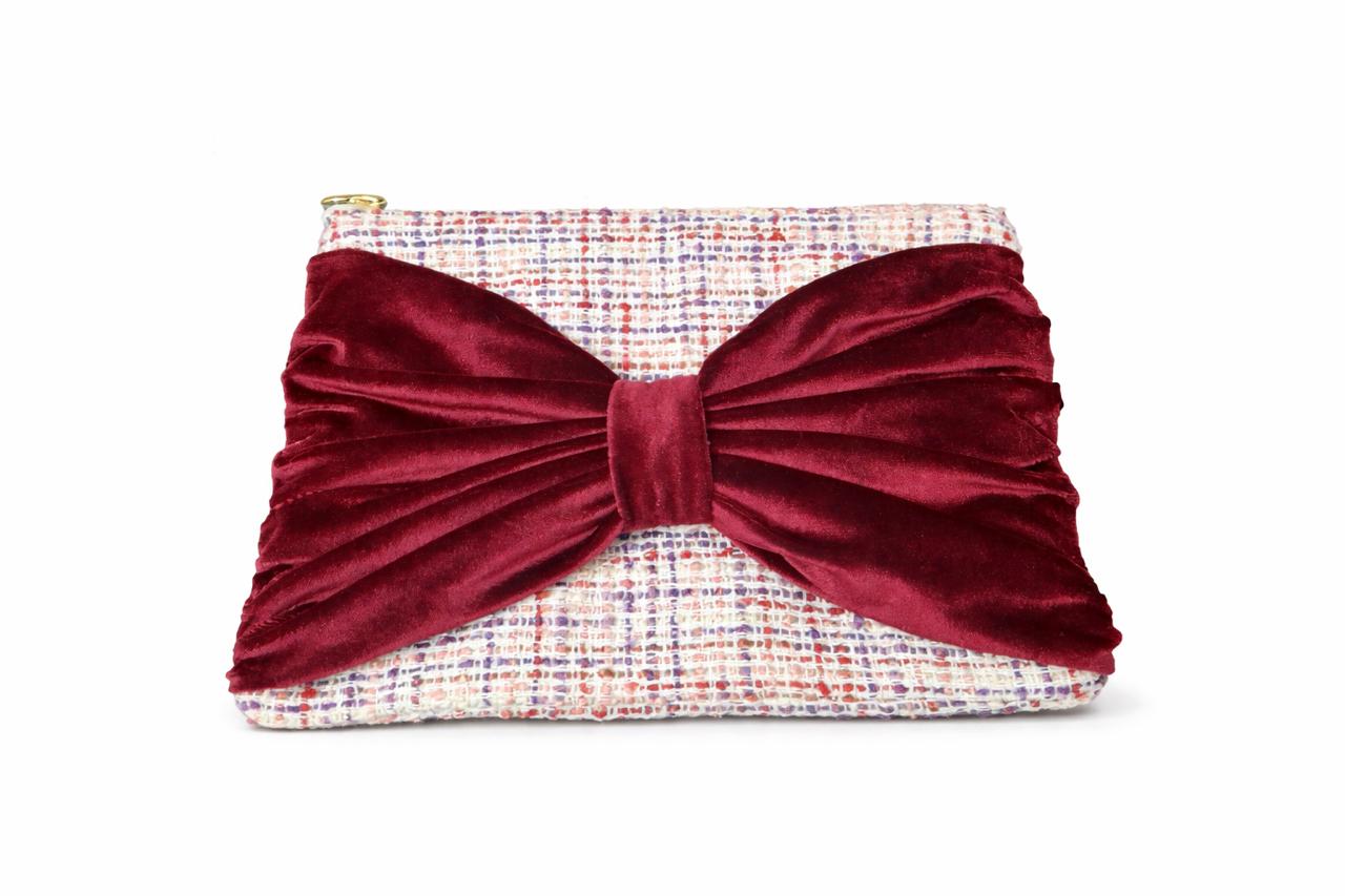 Velour Belle Clutch